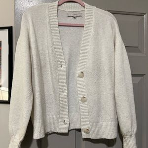 LOFT Cream Cardigan